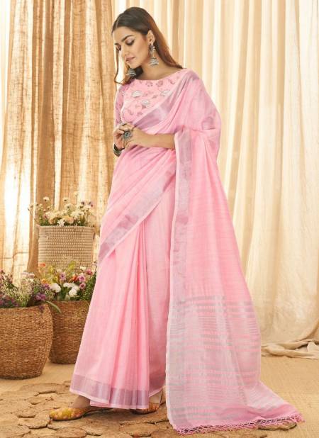 Pink RAJYOG ANOKHI New Designer Fancy Festive Wear Latest Saree Collection 7801
